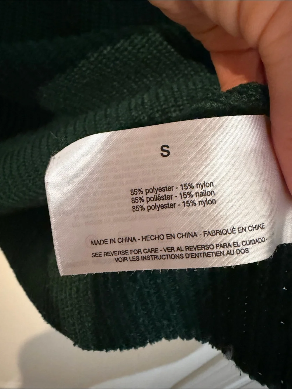 Jessica Simpson Crewneck Ribbed Sweater in Teal Green
